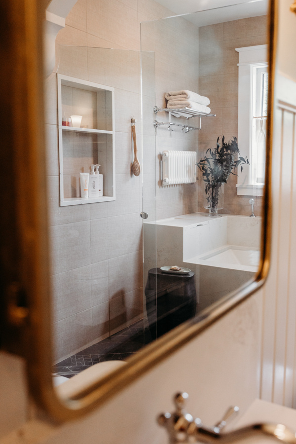 Mirror Reflection of Wet Room 